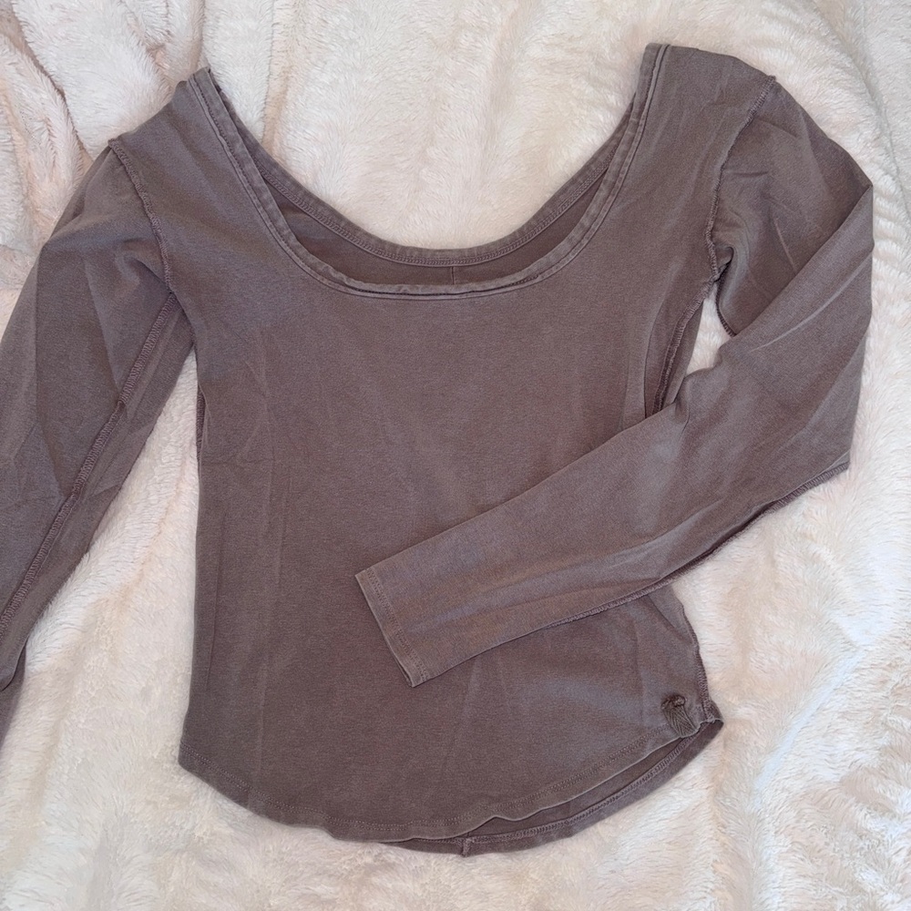 Free People Long Sleeve Top - Purple